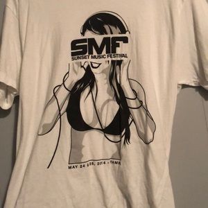 Next level apparel tee from music festival